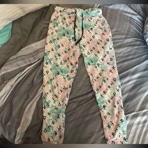 FRIENDS Pink and Blue Track Pants